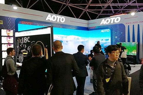 Beyond Imagination, AOTO Latest TV Studio Led Display Solution Debut at IBC2017