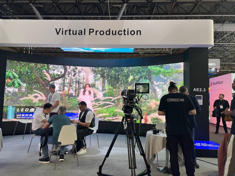 AOTO Presented Innovative VP and XR LED Solution at IBC 2022